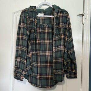 American Eagle flannel, size medium.